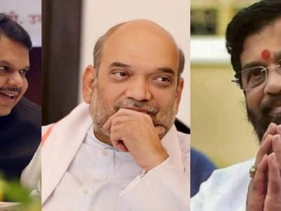 फडणवीस समर्थकांमध्ये अमित शाहांबद्दल खदखद वाढली | फलकांवरून अमित शाहांचे फोटो हटवले