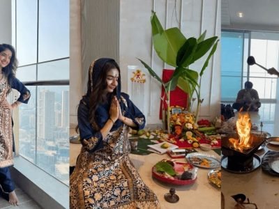 Anushka Sen | अवघ्या 22 वर्षांत अभिनेत्रीने घराची स्वप्नपूर्ती केली साकार, गृहप्रवेशाचे फोटोज शेअर करत म्हणाली – Marathi News