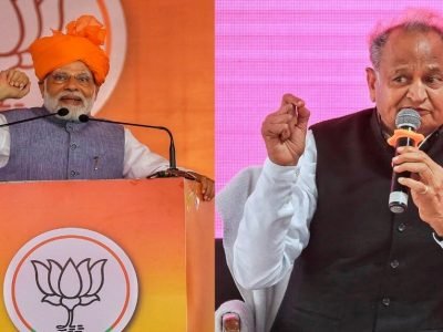 गुजराती नेते राजस्थानीमध्ये येऊन मतं मागत आहेत, मोदींचा जुना संदर्भ देतं गेहलोत यांनी प्रचाराच्या शेवटच्या दिवशी ब्रम्हास्त्र चालवलं