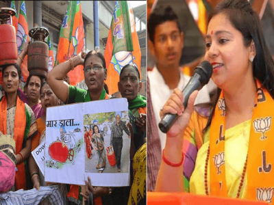 VIDEO | मोदीजी कांदे, पेट्रोलच्या किंमती कमी करण्यासाठी आलेले नाहीत | असं वाटतंय त्यांनी दूर राहा – भाजप प्रवक्त्या