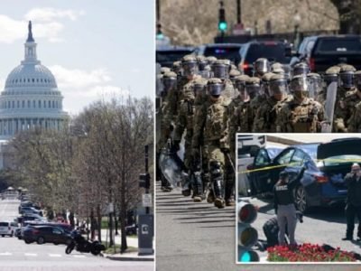 अमेरिका | कॅपिटॉलमध्ये हल्ल्यात एका पोलीसाचा मृत्यू | घटनेनंतर कॅपिटॉलमध्ये लॉकडाऊन जाहीर