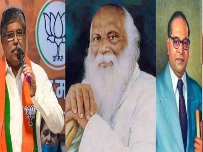 फुले-आंबेडकर-कर्मवीरांनी शाळा सुरू करण्यासाठी भीक मागितली, चंद्रकांत पाटलांचं वादग्रस्त विधान