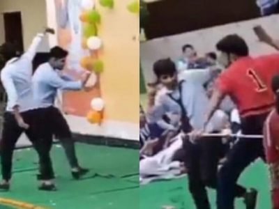 Viral Video | शाळेतील कार्यक्रमात मित्राचा डान्स पाहून त्याच्यावर पैसे उडवले, नंतर मास्तरांनी पकडून हाण-हाण हाणलं