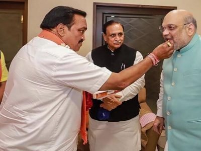 Gujarat BJP CR Patil | भाजपचे सरकार असल्याने भाजप कार्यकर्ते व त्यांच्या मुलांना आरामात नोकरी मिळेल – सीआर पाटील