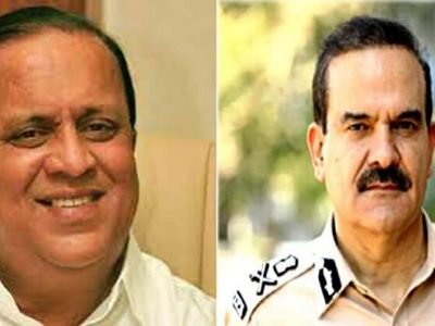 खाकी वेषातील दरोडेखोर परमवीर सिंग यांच्या मुसक्या आवळणं गरजेचंं – हसन मुश्रीफ खाकी वेषातील दरोडेखोर परमवीर सिंग यांच्या मुसक्या आवळणं गरजेचंं – हसन मुश्रीफ