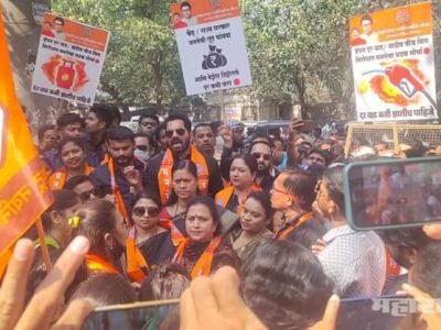 कल्याण-डोंबिवली | शहराध्यक्ष मनोज घरत यांच्या नेतृत्वात इंधन दरवाढीविरोधात मोर्चा कल्याण-डोंबिवली | शहराध्यक्ष मनोज घरत यांच्या नेतृत्वात इंधन दरवाढीविरोधात मोर्चा