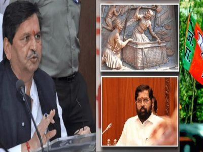 प्रतापगडावरच छत्रपतींचा अपमान | औरंगजेबाने छत्रपती शिवरायांना डांबून ठेवलेलं, तसेच शिंदेंनादेखील डांबून ठेवलेलं – मंगलप्रभात लोढा