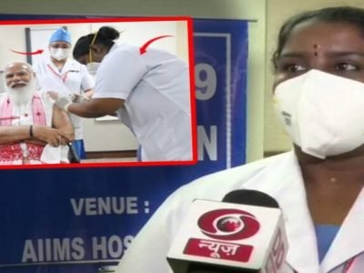 कोरोना लस घेतानाही निवडणूक मार्केटिंग? | आसामी गमचा, पुदुचेरी केरळच्या नर्स