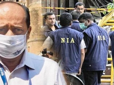 वाझेला पुन्हा नाव कमवायचं होतं | म्हणून त्याच अट्टाहासातून अँटीलिया कट रचला | आरोप पत्र दाखल