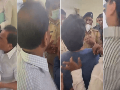 VIDEO | नारायण राणे जेवत होते, पण पोलिसांनी ना जेवणाचं ताट खेचलं, ना धक्काबुक्की | प्रसाद लाड यांचा माध्यमांकडे बनाव?