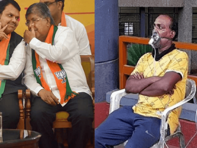 भाजपची सत्ता असलेल्या नाशिक पालिकेत ऑक्सिजन बेड मिळेना | कोरोना रुग्णांवर ठिय्या आंदोलनाची वेळ