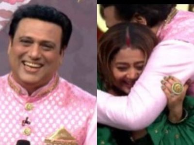 Neha Kakkar Video | अचानक गोविंदाला पाहून नेहा कक्कर झाली भावूक, नंतर गोविंदाने नेहाचे अश्रू पुसले