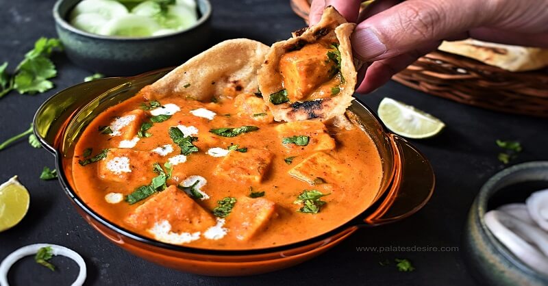 Paneer butter Masala recipe in Marathi