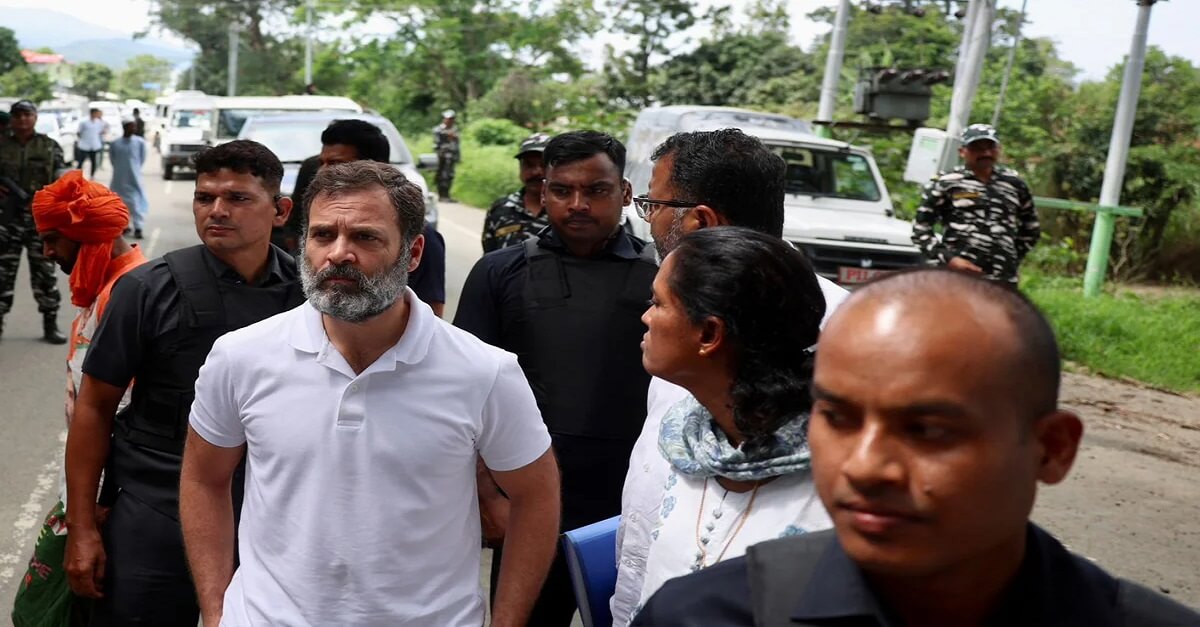 Rahul Gandhi in Manipur