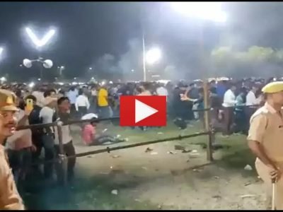 Trending Video | जमाव रावण दहन करायला गेला आणि रावणाने केला असा प्रति हल्ला, सगळी पळापळ सुरु झाली, पहा व्हायरल व्हिडीओ