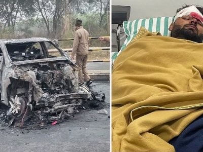 Rishabh Pant Accident | भारतीय क्रिकेटपटू ऋषभ पंतचा भीषण अपघात, अत्यंत गंभीर दुखापत झाल्याचं वृत्त