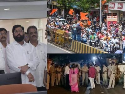 दादर पोलीस ठाण्याच्या आवारात गोळीबार, राजकीय उन्माद दाखवणाऱ्या शिंदे गटातील आमदारचं बॅलेस्टिक अहवालाने भांड फुटलं