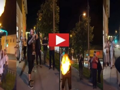 Viral Video | त्याला आगीशी खेळ नडला, चेहऱ्यालाच आग लागली आणि पुढे जे घडलं ते कॅमेऱ्यात कैद, पहा व्हायरल व्हिडिओ