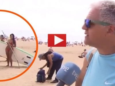 Viral Video | टायमिंगची गडबड झाली राव, थेट मुलाखतीत बॅग उचलताना चोर कॅमेऱ्यात कैद; व्हिडिओ व्हायरल