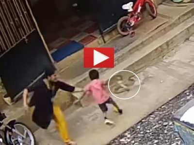 Viral Video | चिमुकला आई सोबत घरातून बाहेर पडतोय, पण पायाखालीच कोब्रा साप, पाय पडणार तोच धडकी भरवणारा क्षण व्हिडिओत पहा