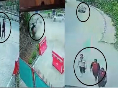 Viral Video | तीन महिला वॉकिंग करत होत्या, भरधाव वेगाने जाणाऱ्या कारने चिरडलं, व्हिडिओचा दुसरा अँगल सुद्धा व्हायरल