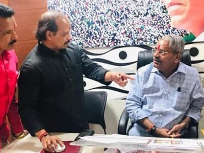 शिवसेनेचे आढळराव पाटील मदतीसाठी मनसेच्या कार्यालयात वसंत मोरे म्हणतात शेवटी आदेश राजसाहेबांचा