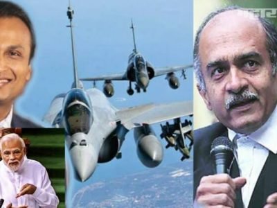 याच व्यक्तीला मोदींनी ३० हजार कोटींचं राफेलचं ऑफसेट कंत्राट दिलेलं – प्रशांत भूषण