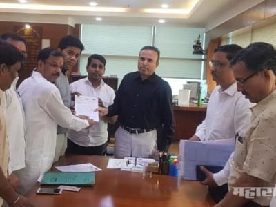 Mns avinash jadhav meet mmrda additional commissioner regarding ranjanoli and maankali flyover