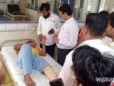 पनवेल: प्राणघातक हल्ला झालेल्या महाराष्ट्र सैनिकाची बाळा नांदगावकरांकडून विचारपूस