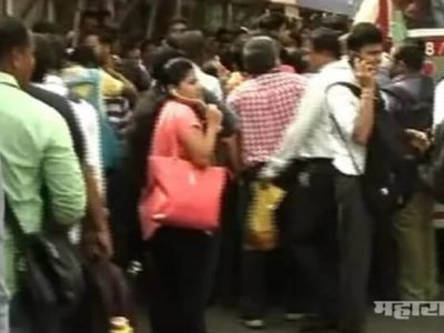 BJP rally Mumbai 38th foundation day of bjp traffic jam