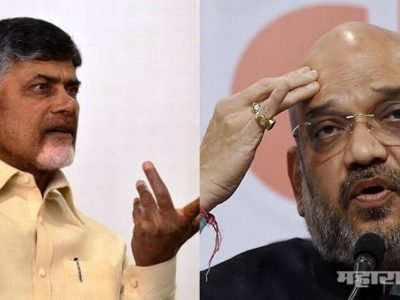 amit shahs convoy in andhra\ pradesh attacked by tdp workers