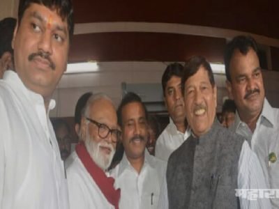 NCP leader and former deputy cm of maharashtra chagan bhujabal arrived in vidhan sabha after two years