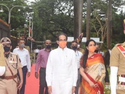 Independence Day 2020 | मुख्यमंत्र्यांच्या हस्ते मंत्रालयात ध्वजारोहण