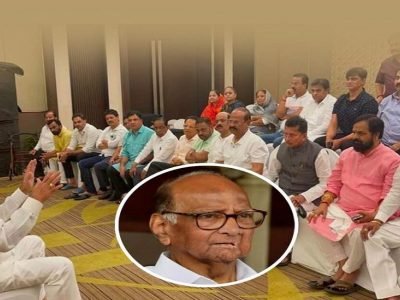 Maharashtra Political Crisis | शिंदे गटातील 10 बंडखोर आमदार पवारांच्या संपर्कात | गुवाहाटीत धाकधूक वाढली