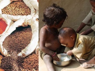 Millions of tons food grains in india gone waste due to lack of care