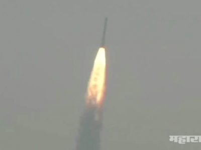 आरआयसॅट-२बी या उपग्रहाचे यशस्वी प्रक्षेपण