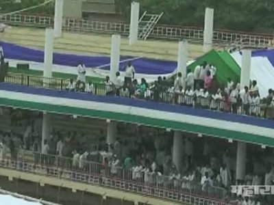 आंध्र प्रदेश: जगनमोहन रेड्डींच्या शपथविधीवर निसर्गाची वक्रदृष्टी