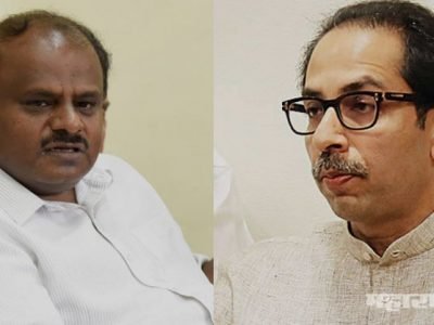 Shivsena chief criticised Maharashtra government over recent Belgaon issue