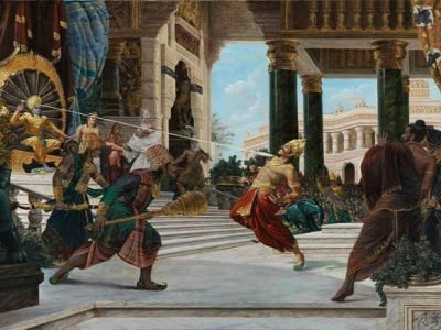 Giampaolo Tomassetti artist from italy beautifully paint Mahabharata