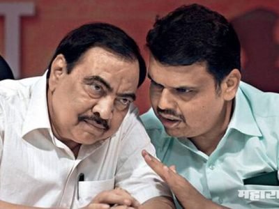 विधानसभा प्रचारात मी पुन्हा येईन, मी पुन्हा येईन जनतेला आवडलं की नाही – एकनाथ खडसे