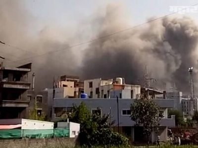 पुणे | सिरम इन्स्टिट्यूटच्या नवीन इमारतीला आग | परिसरात धुराचे लोट