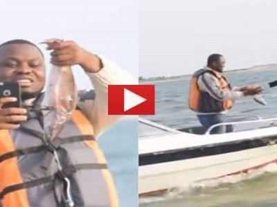 Viral Video | सेल्फी वेडा माणूस, समुद्रात पकडलेल्या माशा’सोबत सेल्फी काढला, नंतर मासा सोडून मोबाईल पाण्यात फेकला, पहा व्हिडिओ