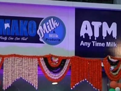 Any time milk machine launched in Nashik