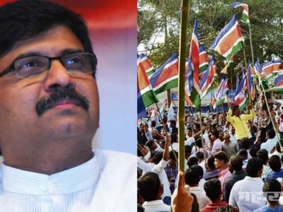 mns workers fired mp sanjay raut on social media and he deleted twit made against abhijit panse