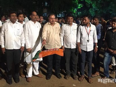 BJP corporator murji patel provided free bus service to konkani community located andheri east