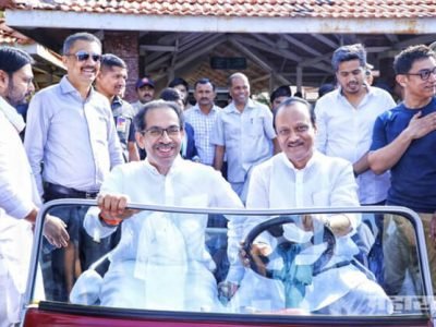 एक ट्विट आणि दादा सुपरहिट! गाडीचं स्टिअरिंग स्वतःकडे ठेवत मुख्यमंत्र्यांना शुभेच्छा