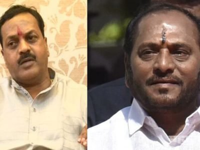 minister ramdas kadam fooling voters by distributing free blanket and umbrella for sons marketing