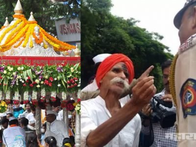 भिडेगुरूजी व शिवप्रतिष्ठानला संत ज्ञानेश्वर महाराजांच्या पालखीसमोर चालण्यास पोलिसांकडून बंदी