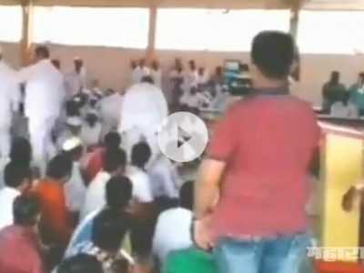 Gangapur – People got up from the meeting of BJP MLA Prakash Bamb