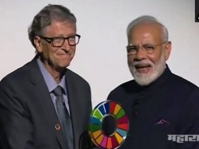 पंतप्रधान मोदींचा ग्लोबल गोलकीपर पुरस्कारानं सन्मान